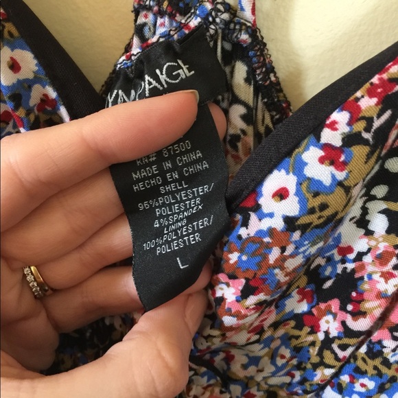 Cross-Back Beaded Floral Maxi - Picture 4 of 5